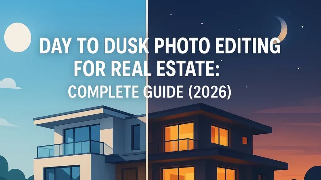 Day to Dusk Photo Editing for Real Estate: Complete Guide (2026)