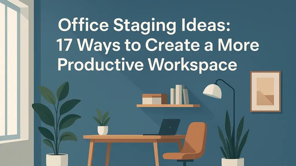 Office Staging Ideas: 17 Ways to Create a More Productive Workspace